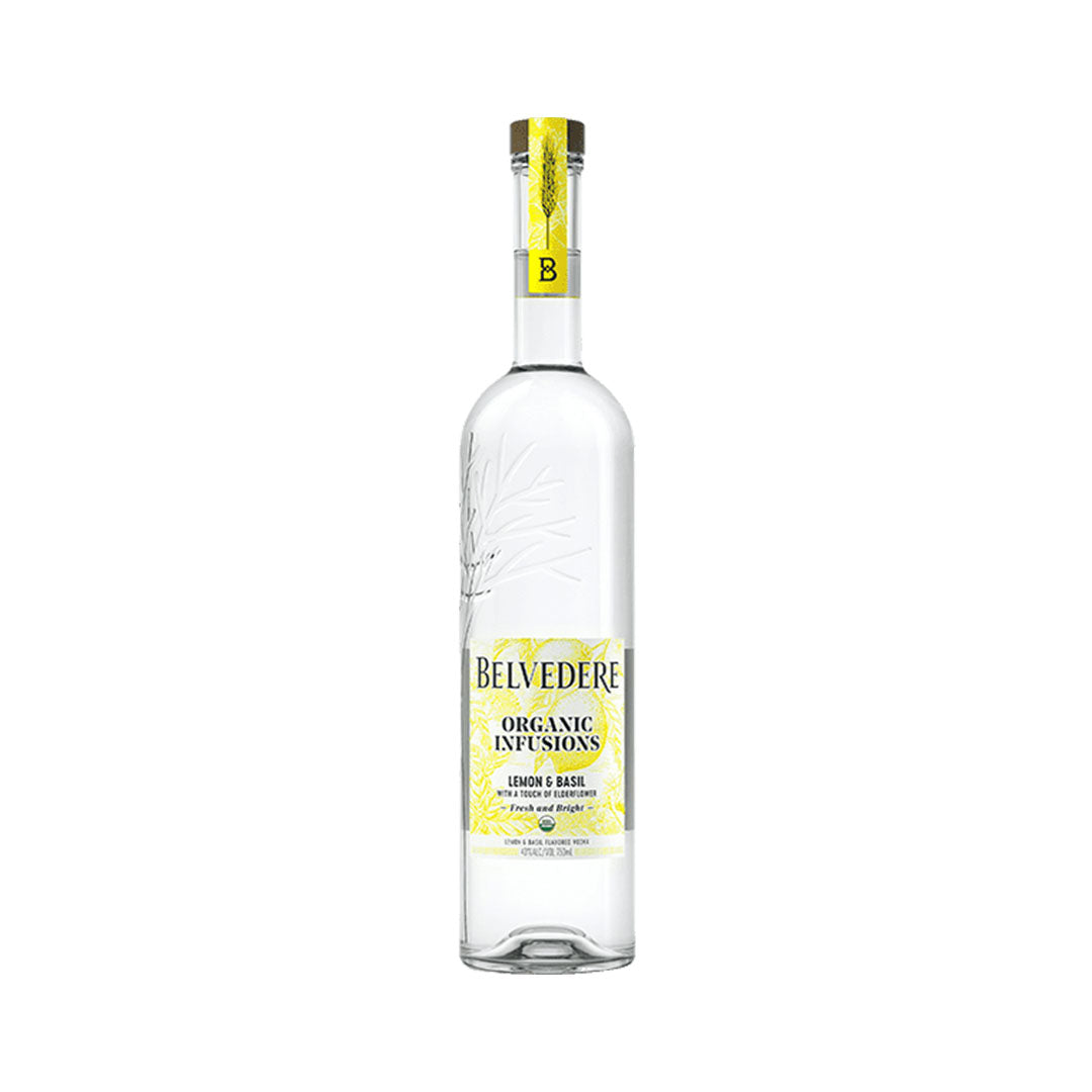 Belvedere Organic Infusions Lemon & Basil Flavored Vodka