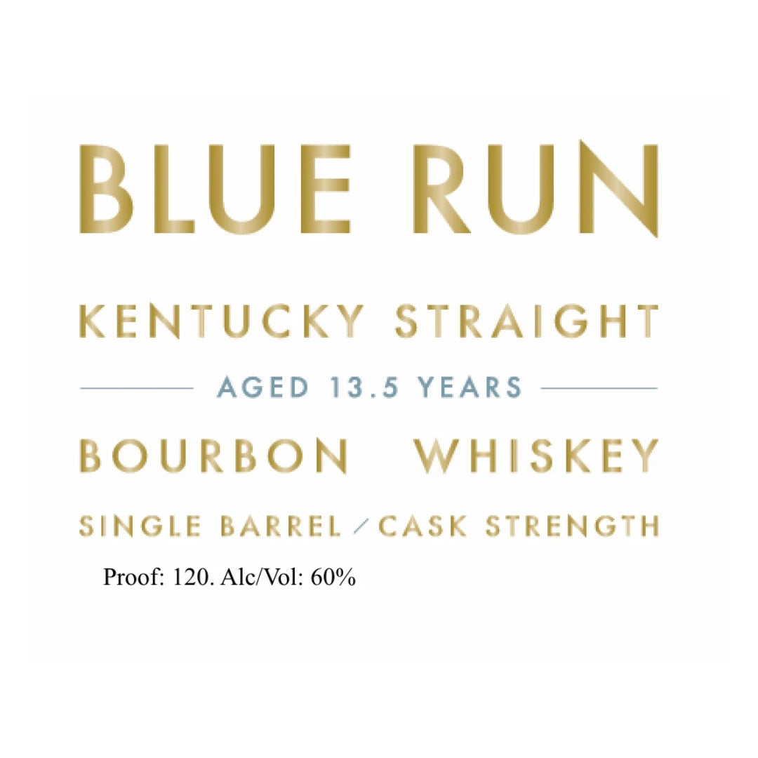 Blue Run 13.5 Year Old Single Barrel Cask Strength Bourbon