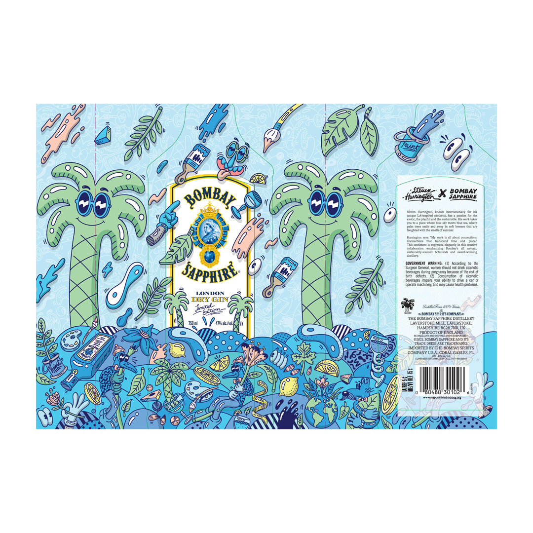 Bombay Sapphire X Steven Harrington Limited Edition