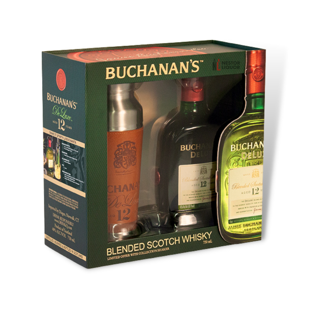 Buchanan 12 Year Scotch Whisky Gift Set W/ Shaker