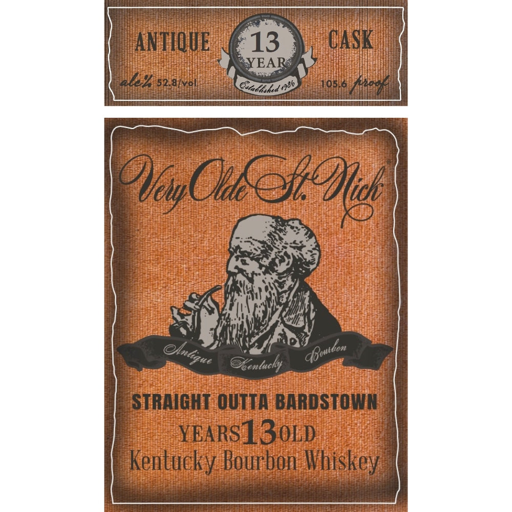 Very Olde St. Nick Straight Outta Bardstown 13 Year Old Bourbon