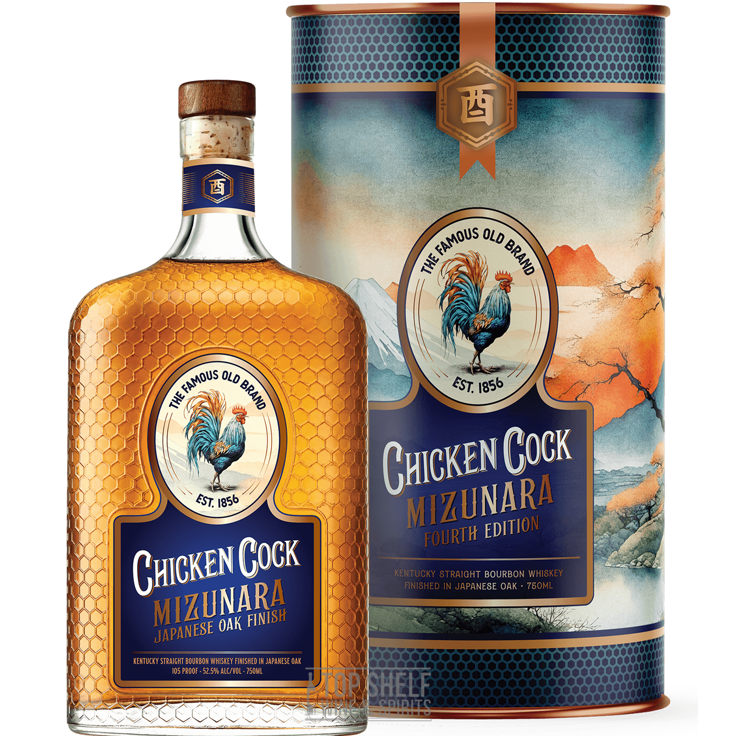 Chicken Cock Mizunara Japanese Oak Fourth Edition Whiskey