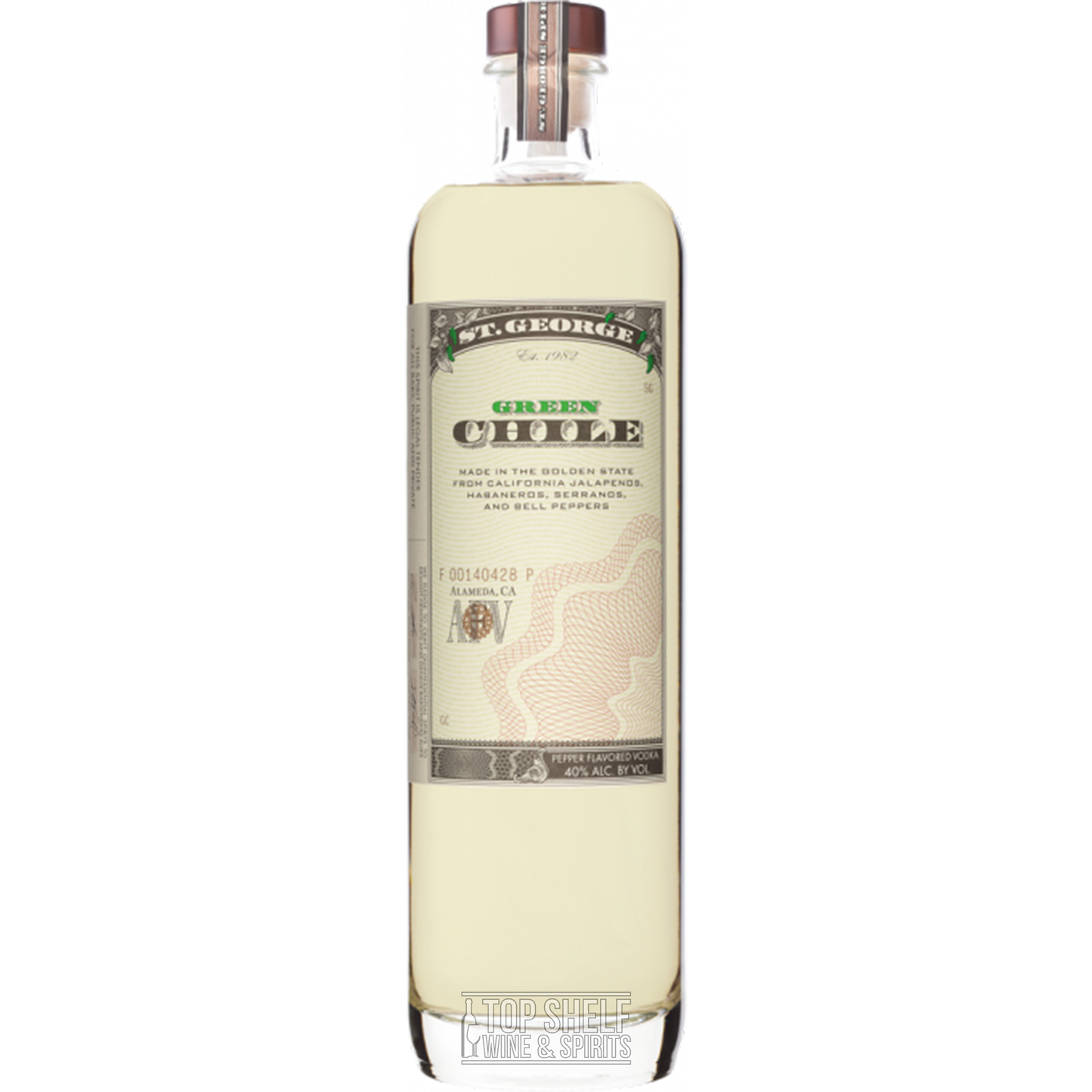 St. George Green Chile Vodka