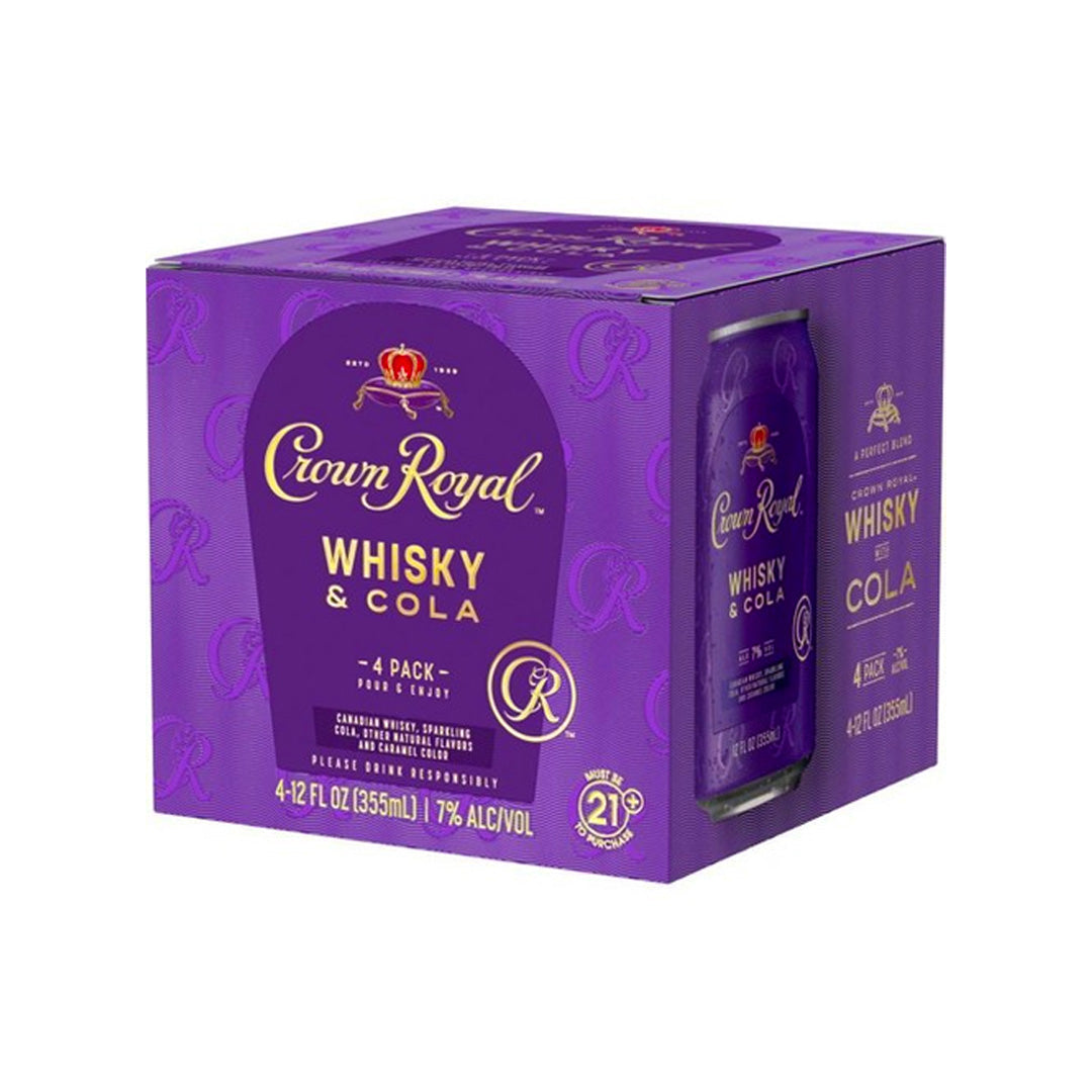 Crown Royal Whisky and Cola 4 Pack/12oz