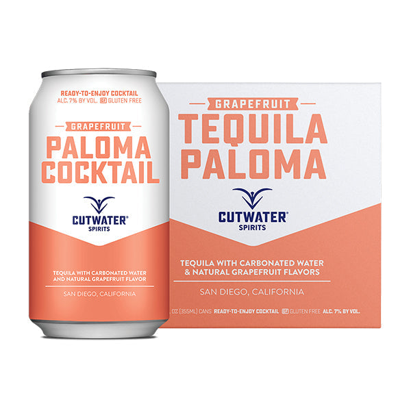 Cutwater Tequila Paloma Cocktail 4 Pack-12oz Can