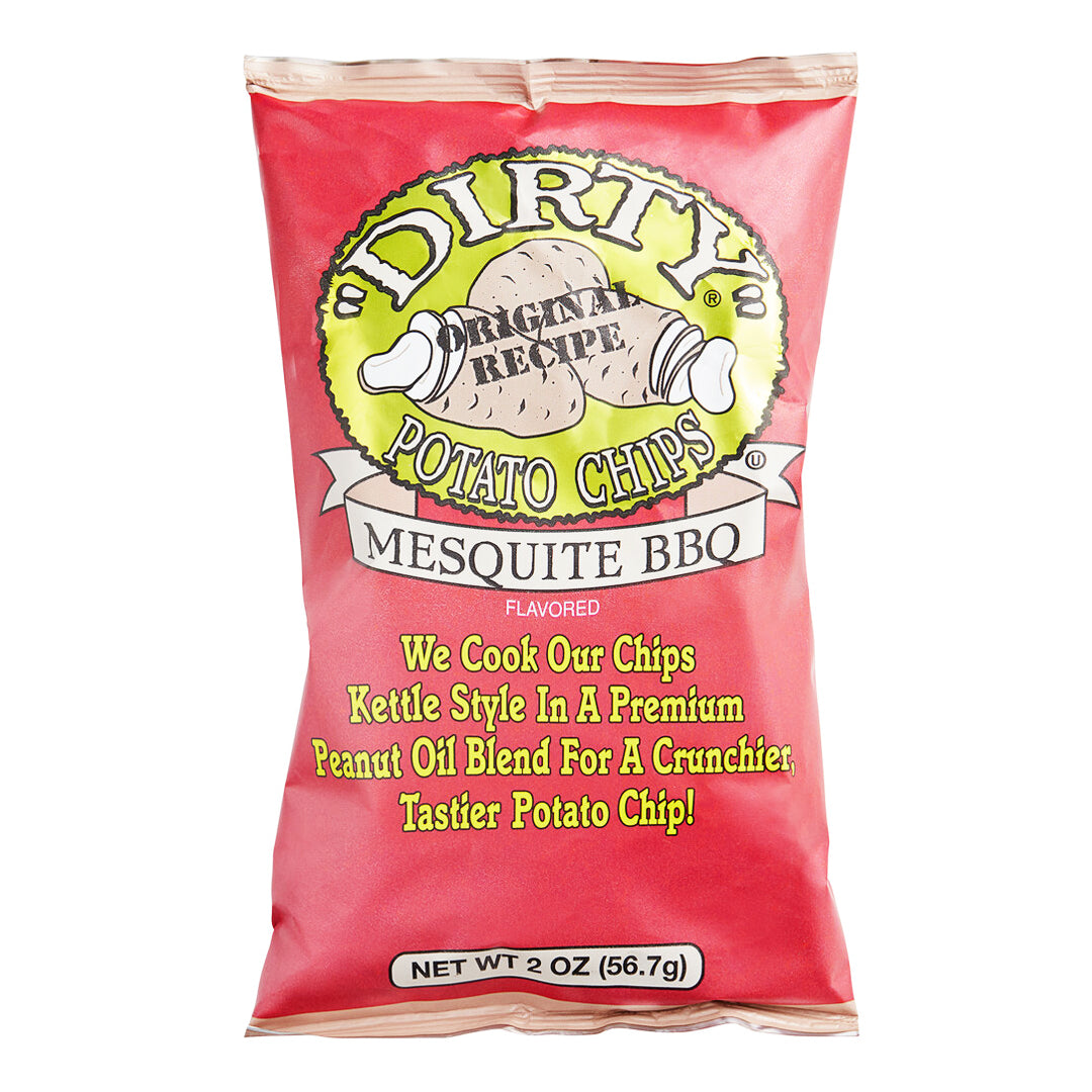 Dirty Mesquite BBQ Potato Chips 2 Oz Bag
