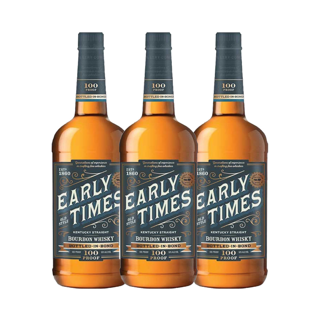 Early Times Bottled In Bond Bourbon 1 Liter Combo