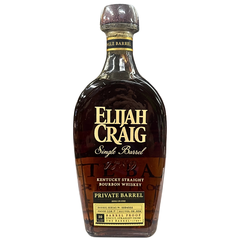 Elijah Craig Barrel Proof 10 Year Old Private Select 'Hole In One'