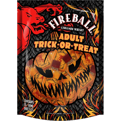 Fireball Cinnamon Whisky 'Halloween Trick or Treat' Bag (50mL)