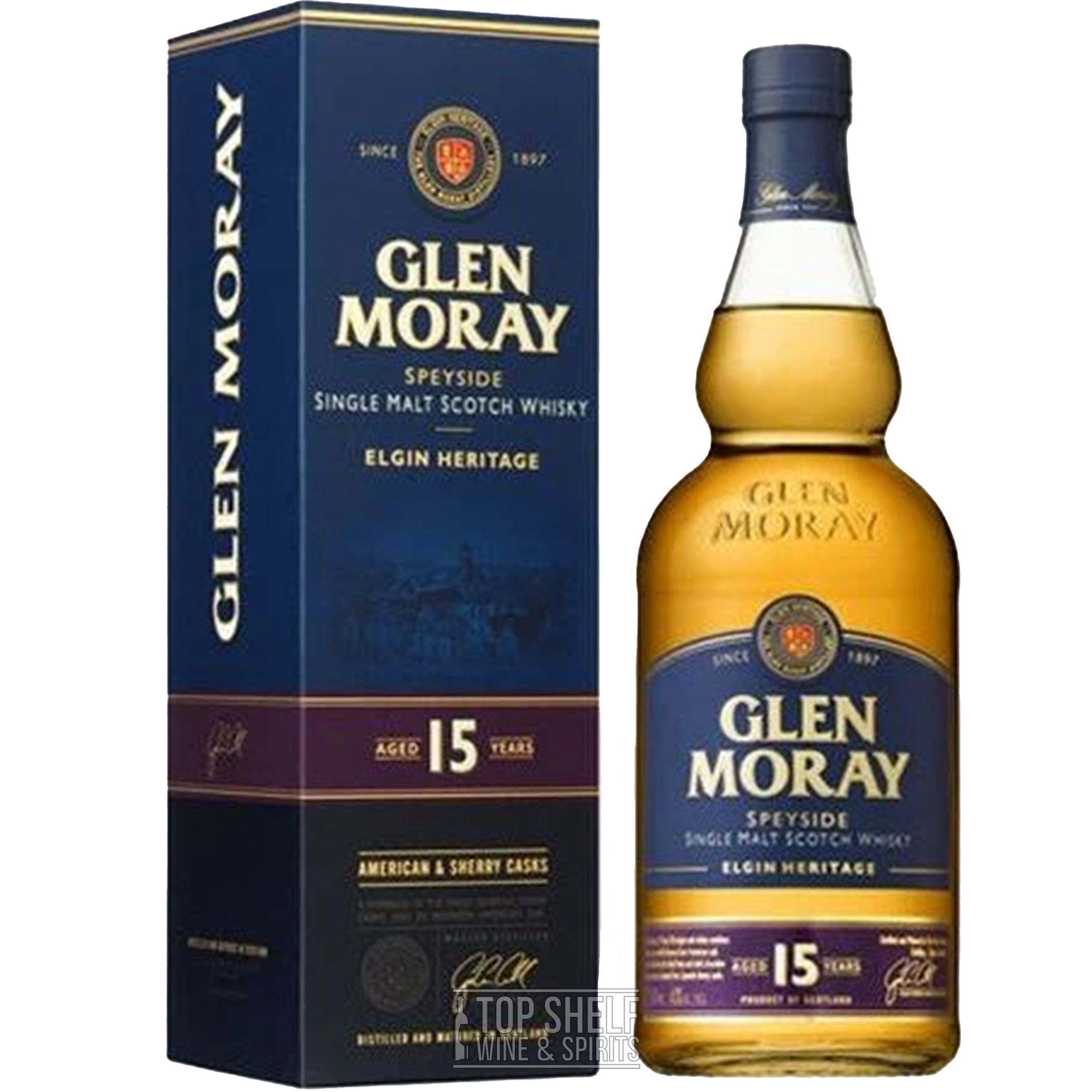 Glen Moray 15 Year Sherry Cask Single Malt Scotch