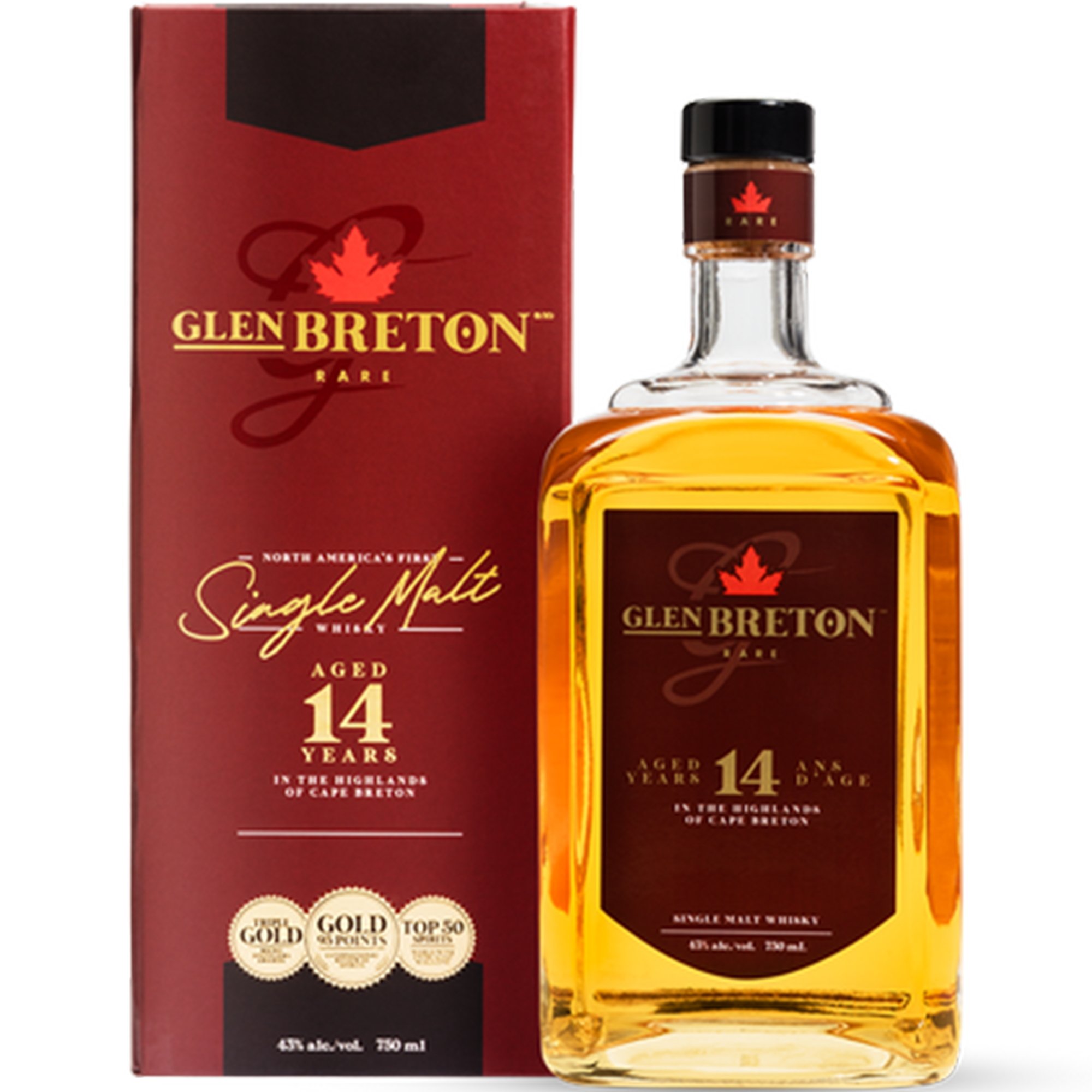 Glen Breton 14 Year Canadian Single Malt Whsikey