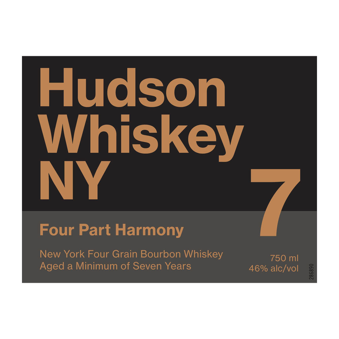 Hudson Whiskey Four Part Harmony 7 Years Old 750ml