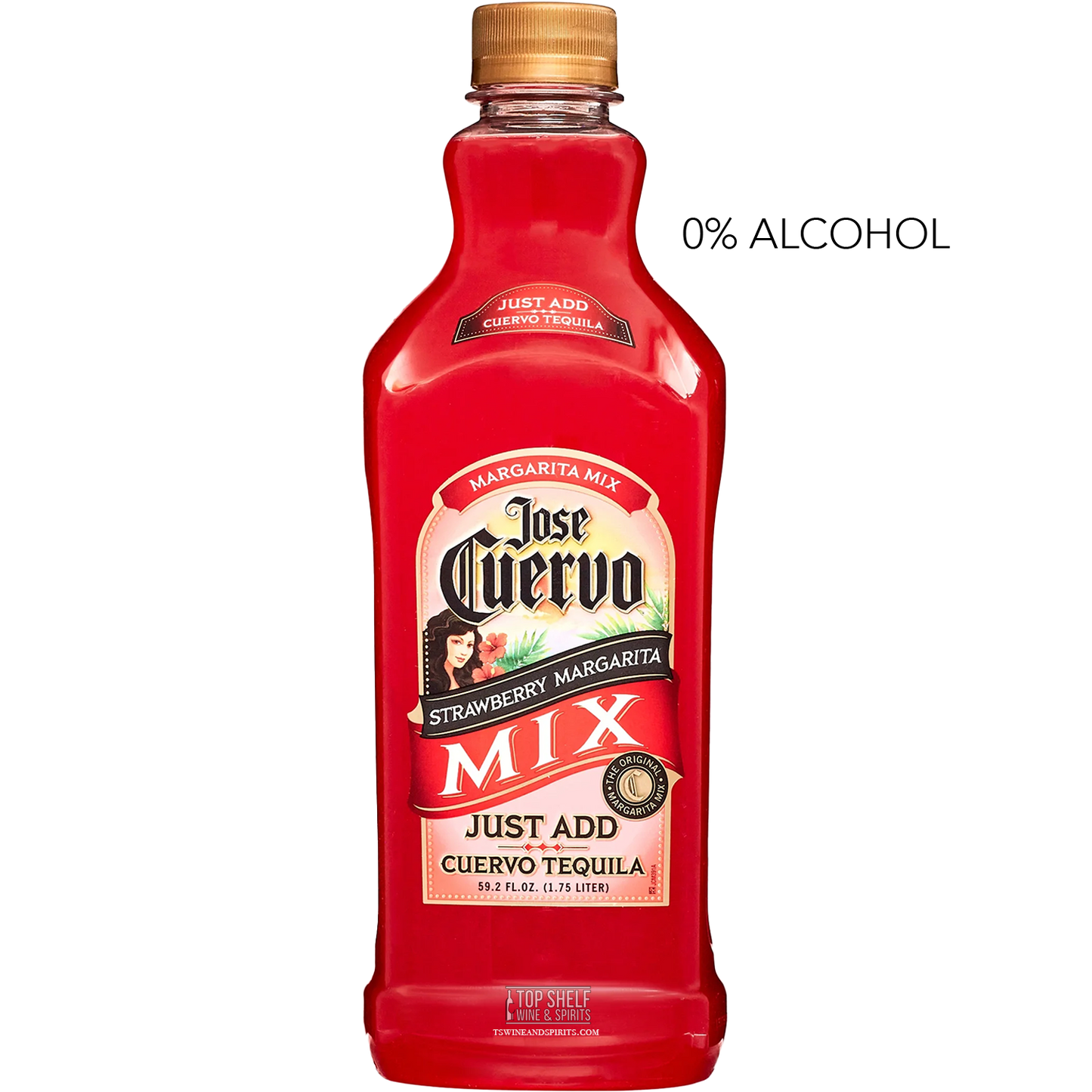 Jose Cuervo Authentic Strawberry Lime Mix 1.75L