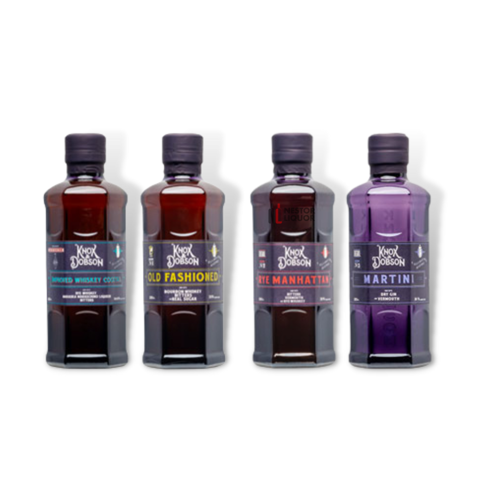 Knox & Dobson Cocktail Gift Pack 4x200ml