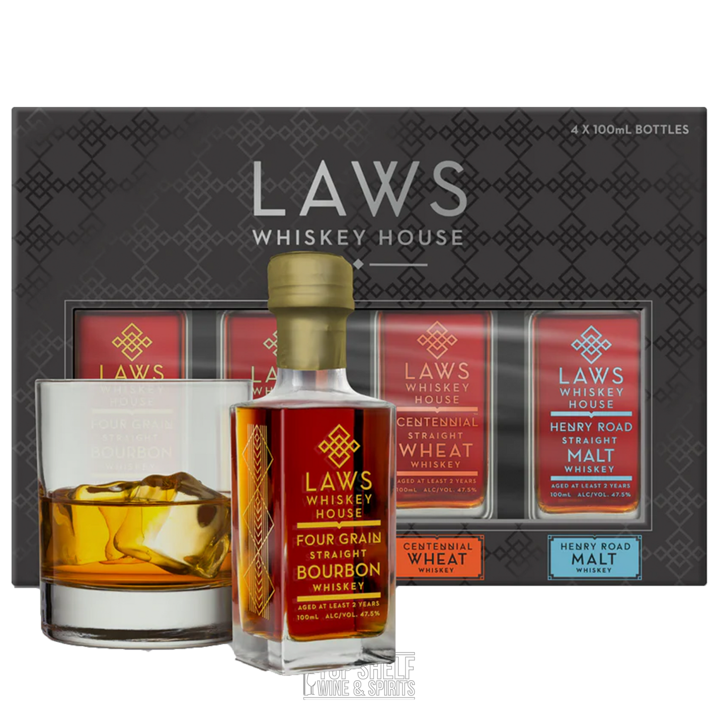 Laws Whiskey House Set (4 Pack) 100ml