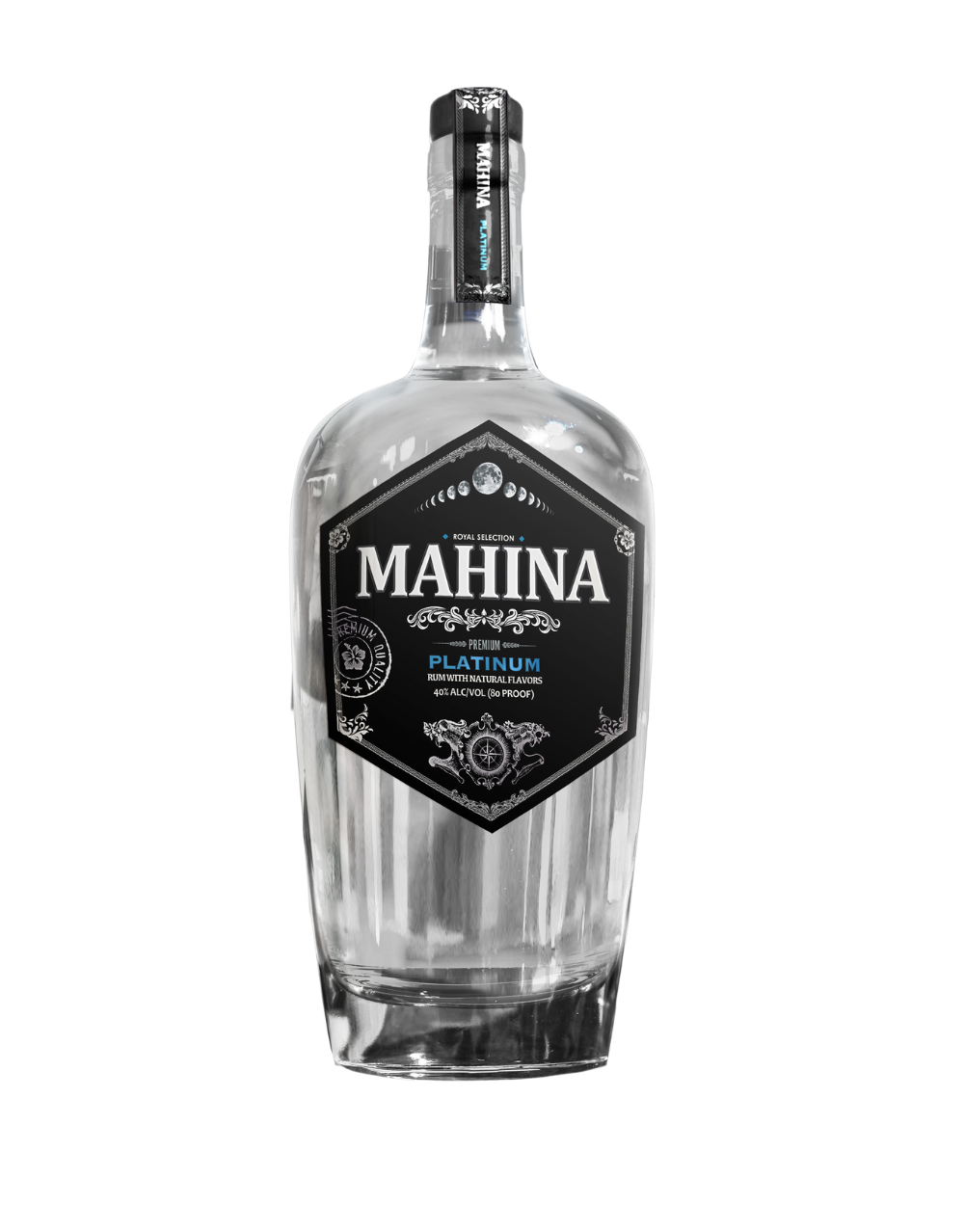 MAHINA PLATINUM PREMIUM RUM 750 ML