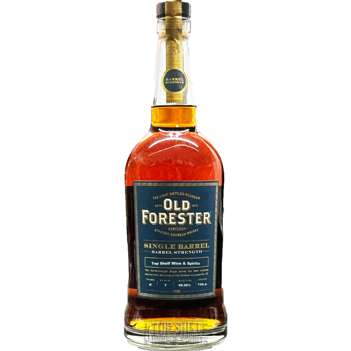 Old Forester Single Barrel Barrel Proof Bourbon (Private Selection)