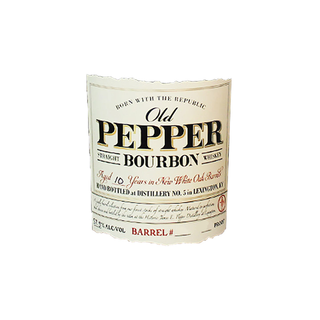 Old Pepper 10 Year Old Bourbon 750ml