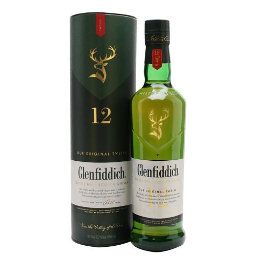 Glenfiddich 12 yr old Speyside Single Malt Scotch Whisky