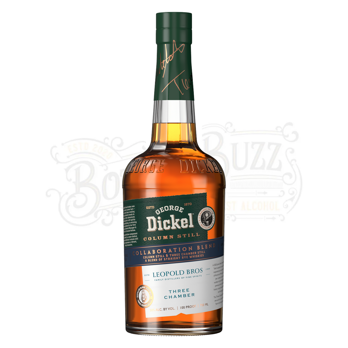 George Dickel Rye Whiskey X Leopold Bros Collaboration Blend Colimn Still Three Chamber