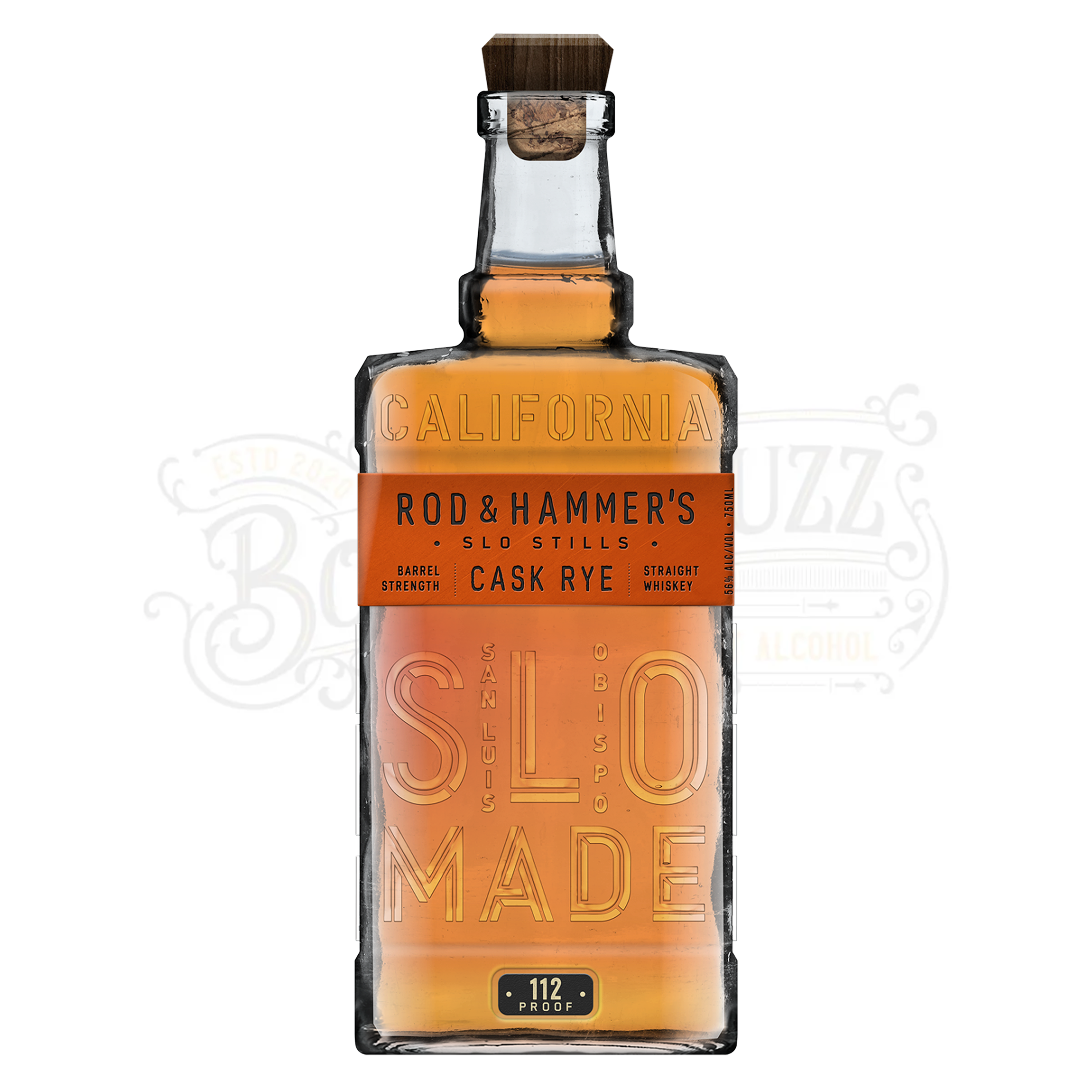 Rod & Hammer's Straight Rye Whiskey Slo Stills Cask Rye 2 Yr