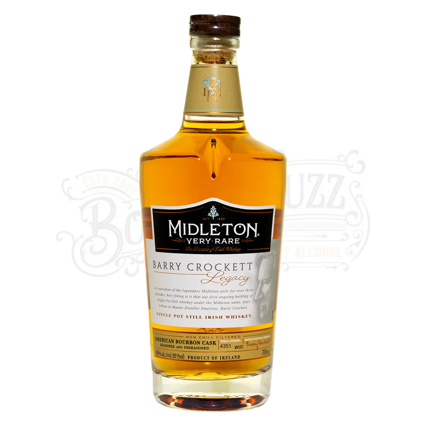 Midleton Single Pot Still Irish Whiskey Barry Crockett Legacy 700 ml