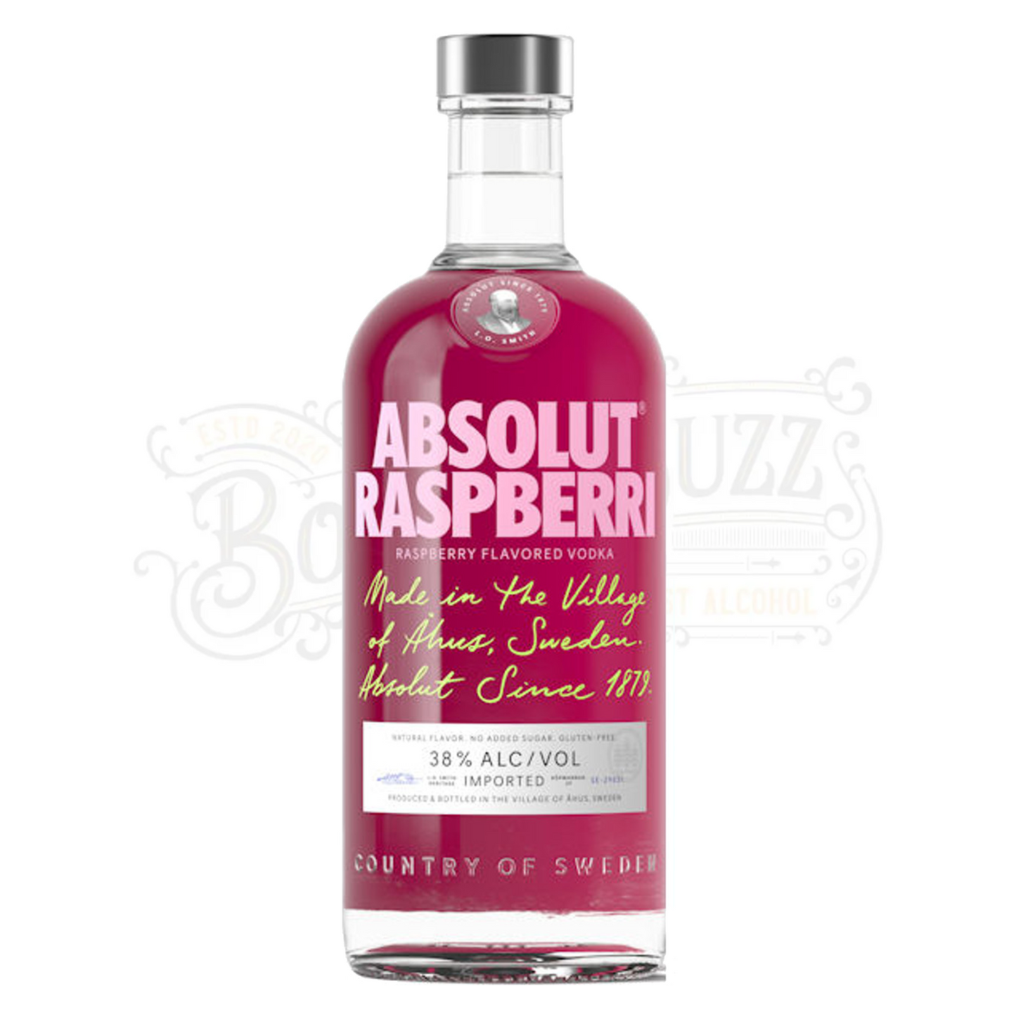 Absolut Raspberry Flavored Vodka 1 L