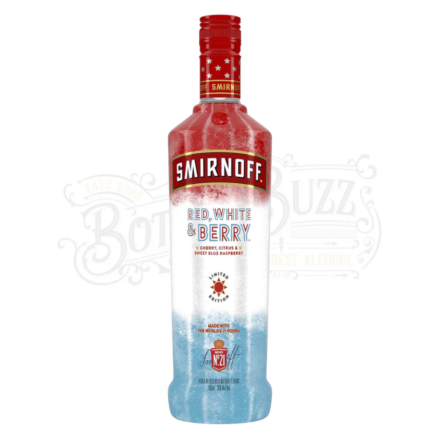 Smirnoff Red White & Berry Flavored Vodka 1.75 L