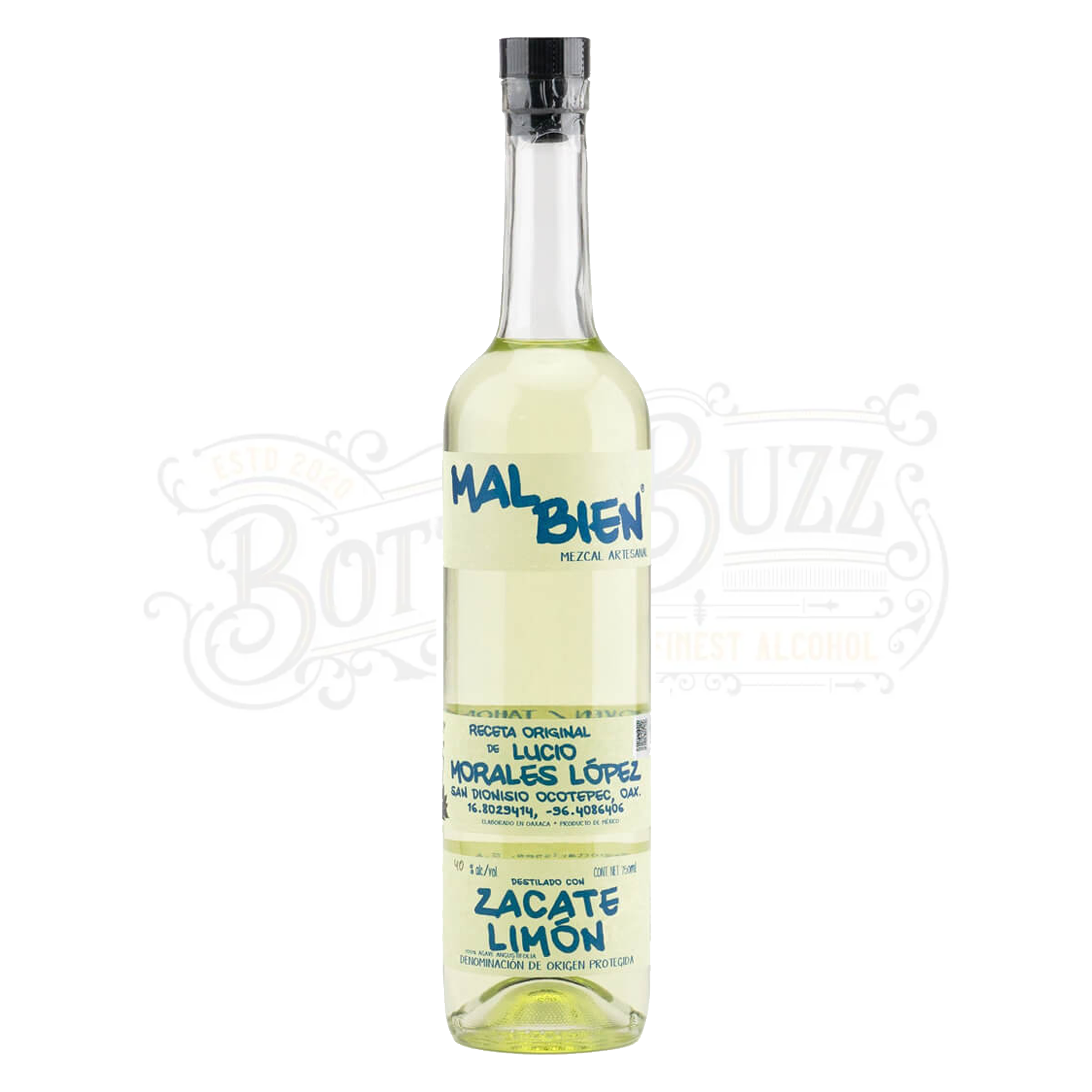 Mal Bien Mezcal Zacate Limon 200 ml