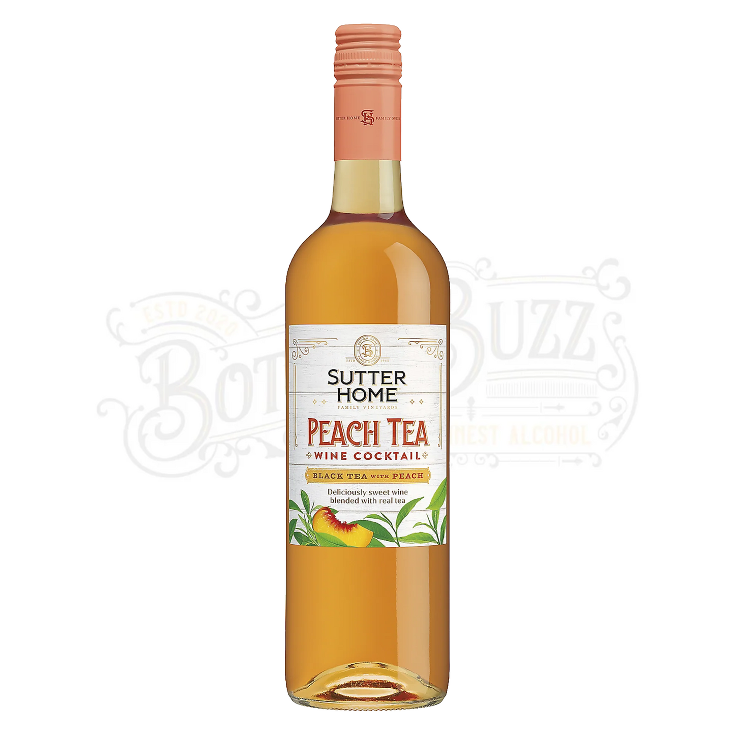 Sutter Home Peach Tea Wine Cocktail Black Tea With Peach 1.5 L