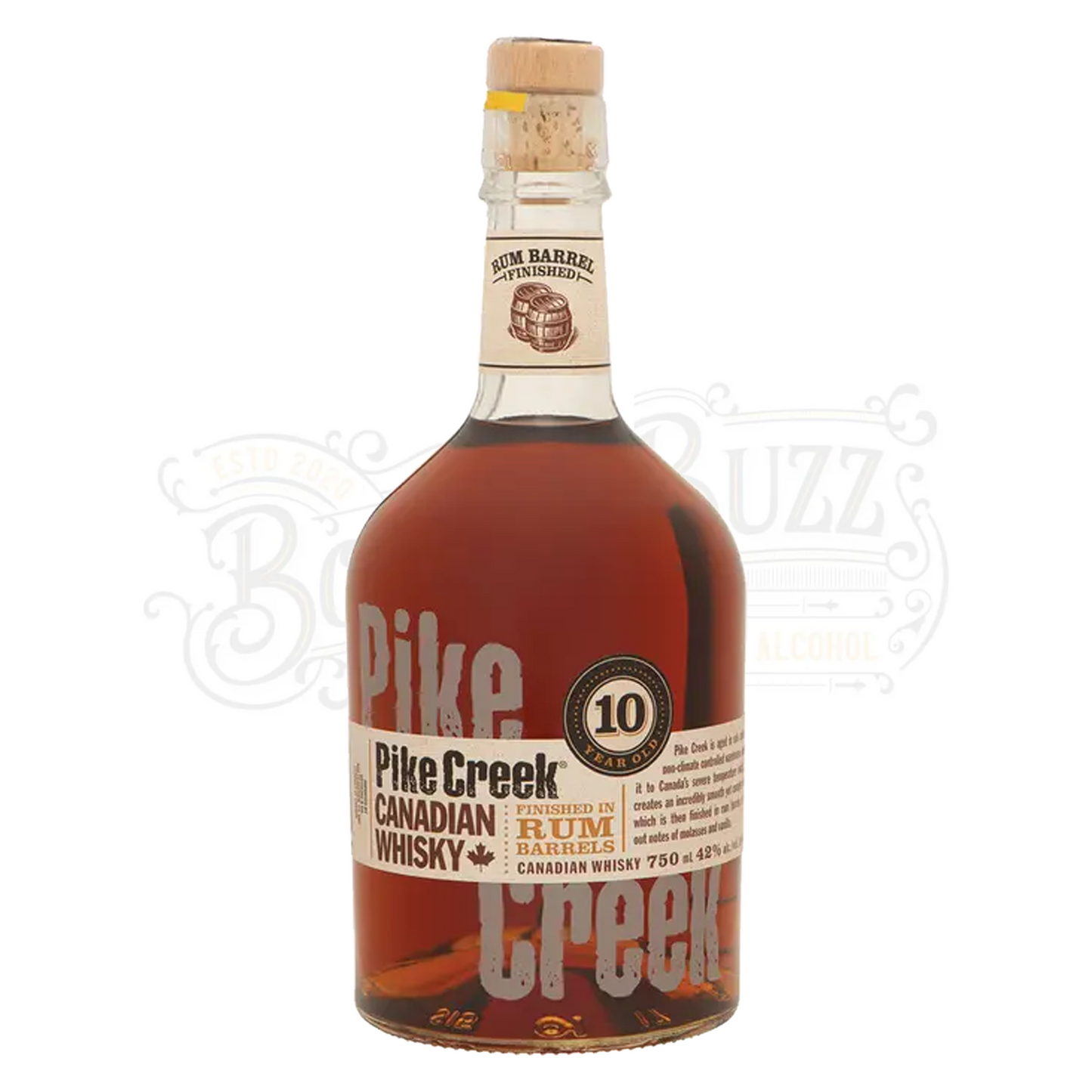 Pike Creek Canadian Whisky Finished In Rum Barrels 10 Yr