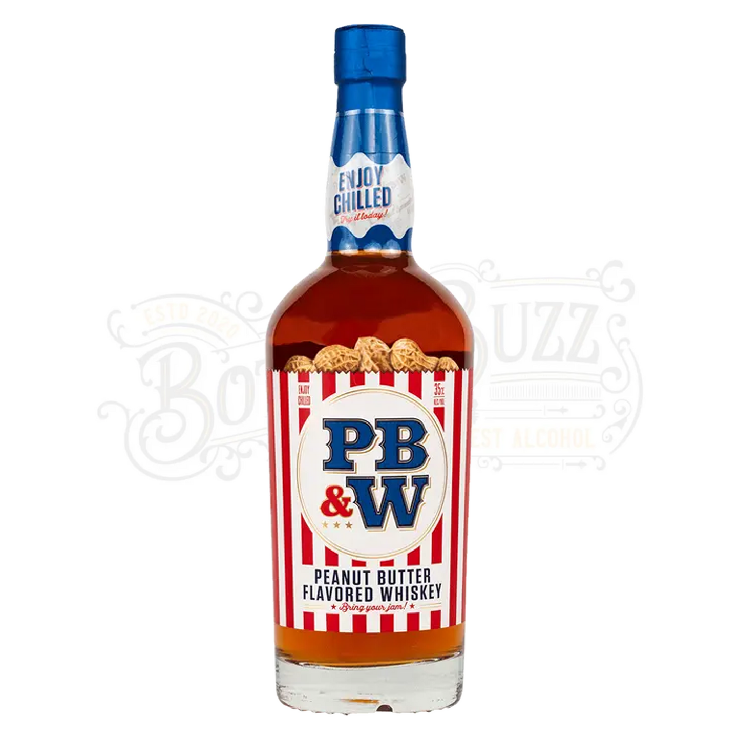 Pb&w Peanut Butter Flavored Whiskey 1 L