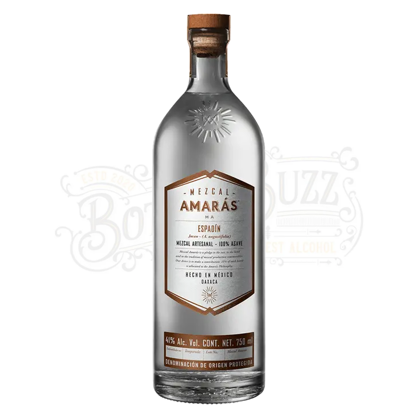Amaras Mezcal Joven Espadin 200 ml