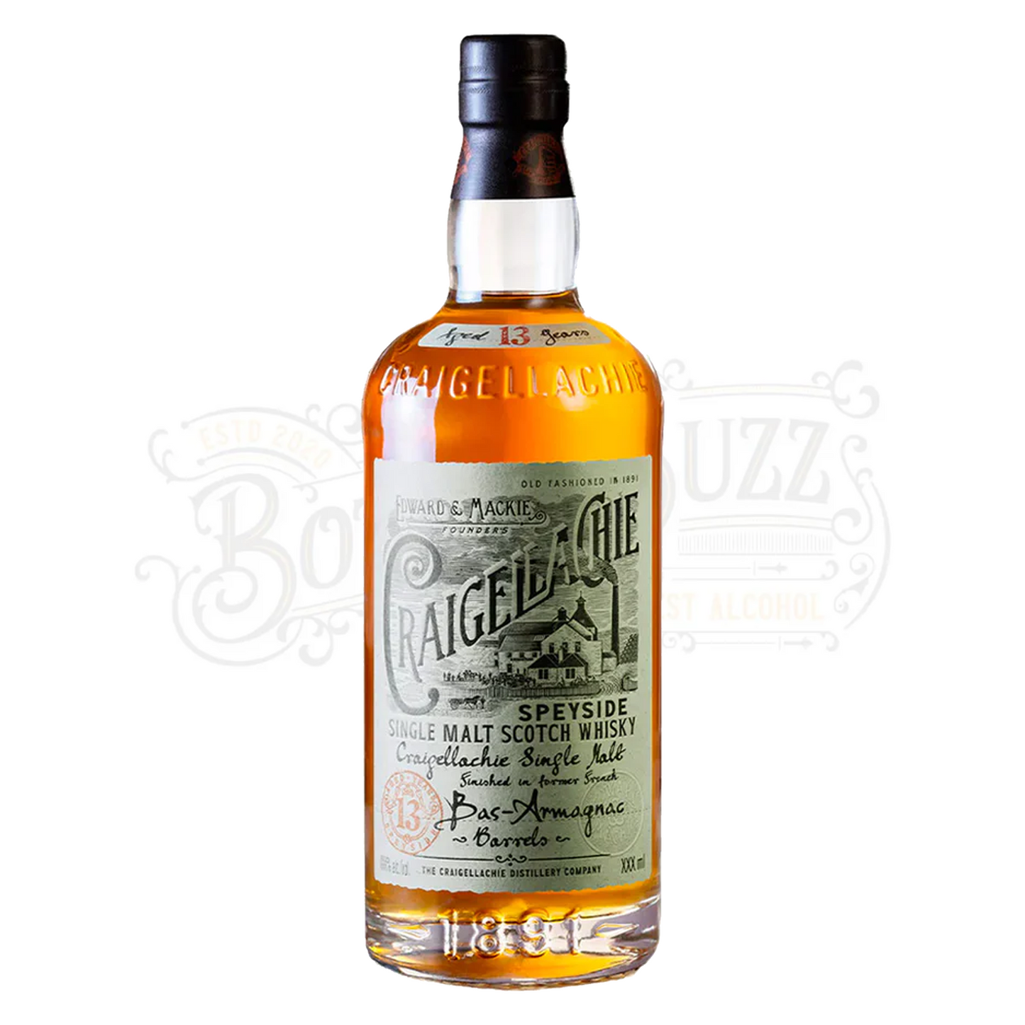 Craigellachie Single Malt Scotch Whiskey Bas-Armagnac Barrels 13 Yr