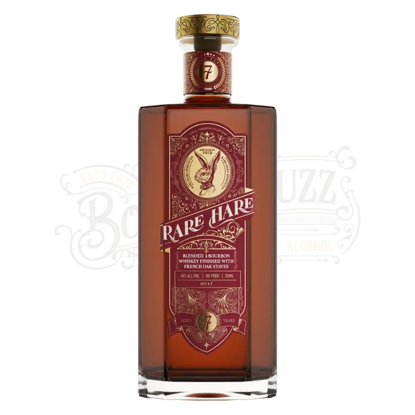 Rare Hare Blended Bourbon Finished With French Oak Staves 7 Yr 700 ml