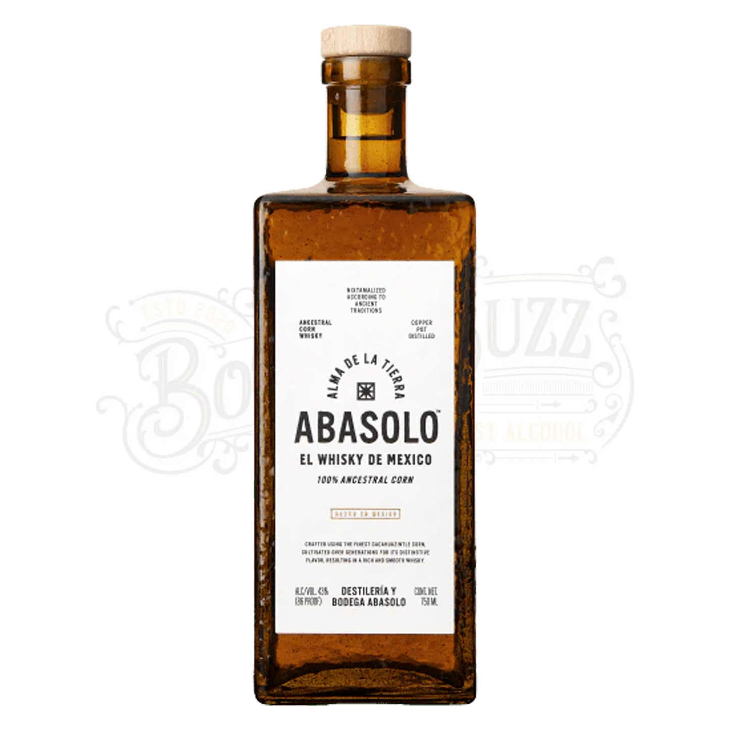 Abasolo Corn Whiskey Alma De La Tierra 375 ml