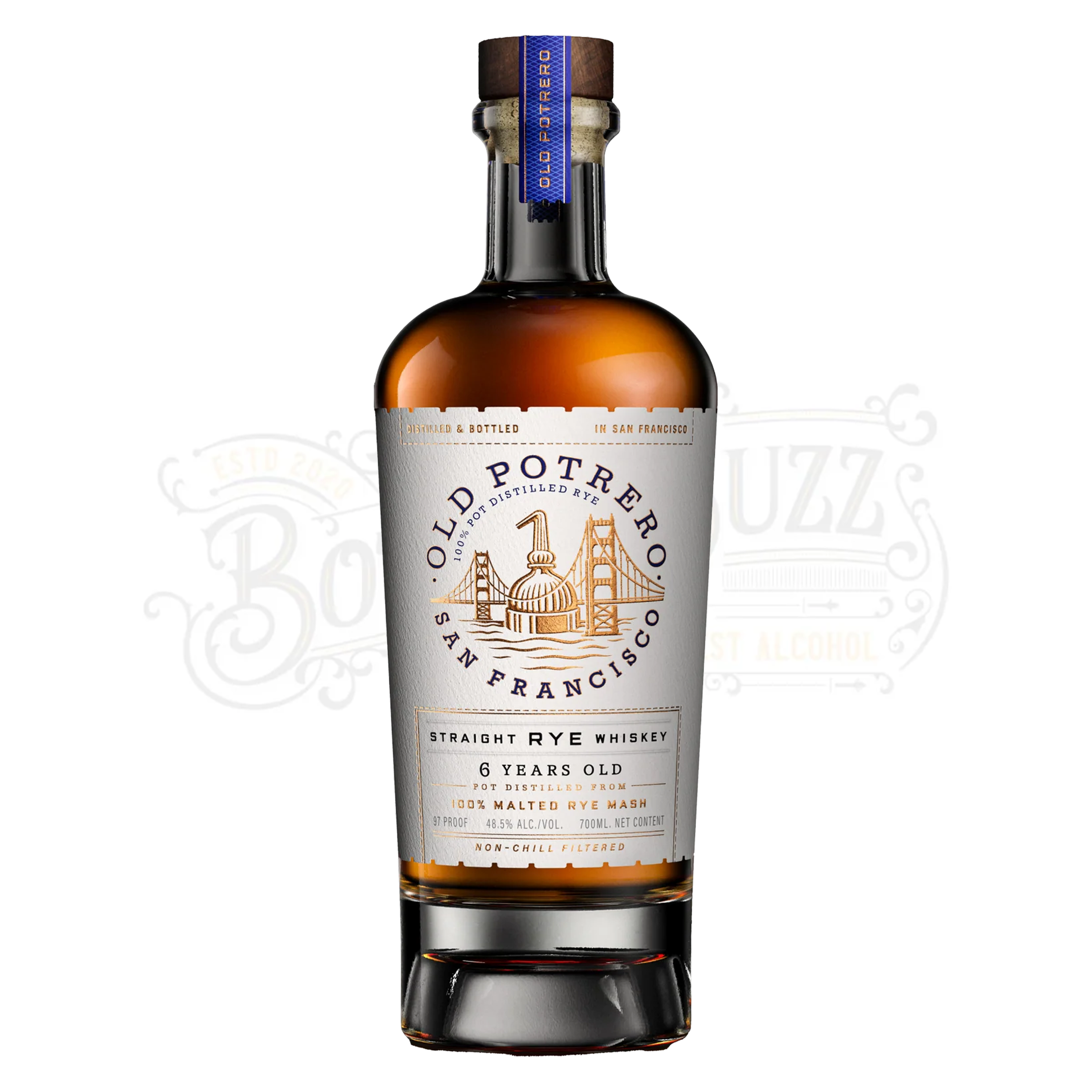 Old Potrero Straight Rye Whiskey 6 Yr 700 ml