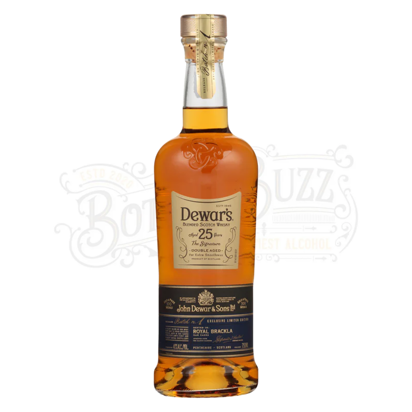 Dewar's Blended Scotch The Signature Double Aged 25 Yr