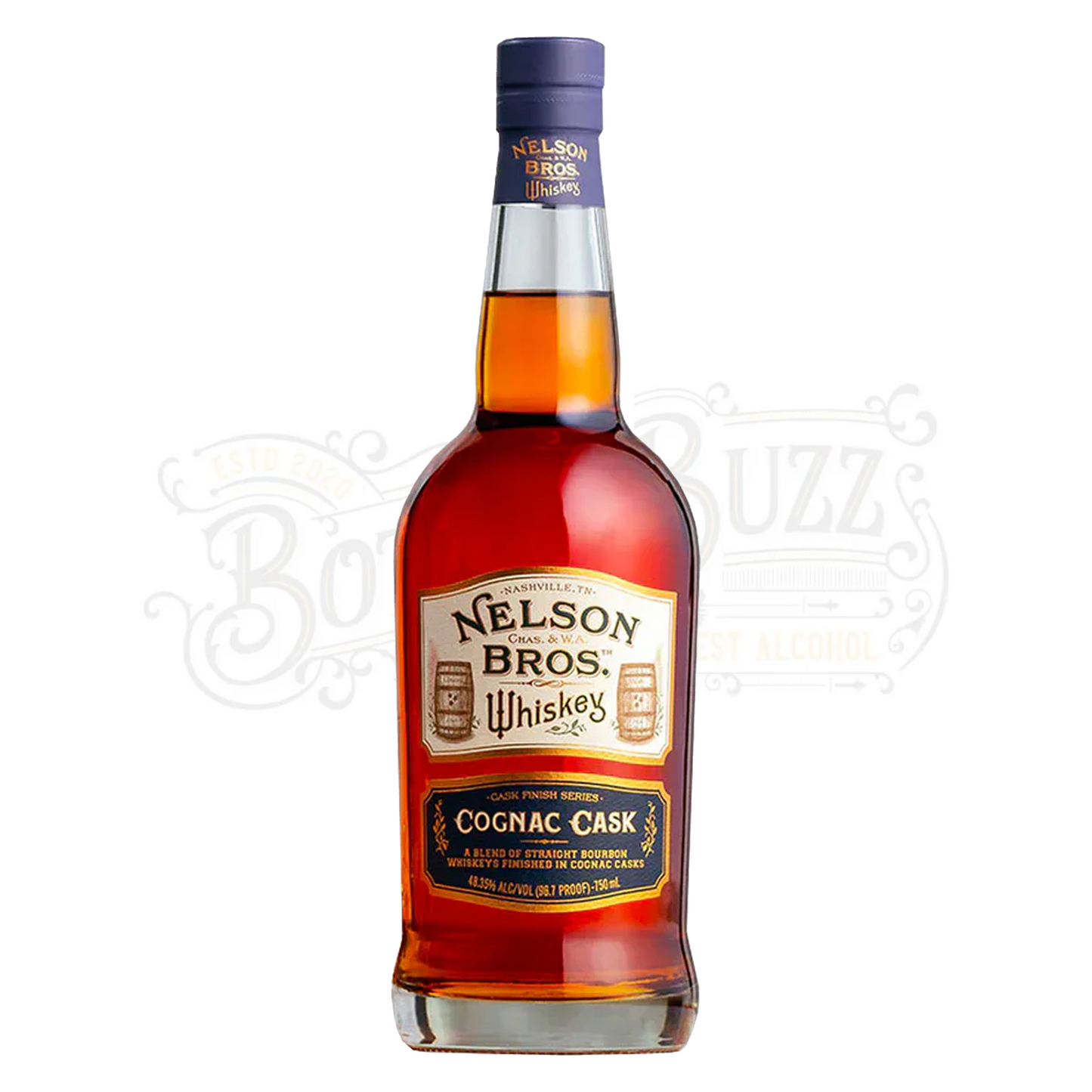 Nelson Bros Blended American Whiskey Cognac Cask