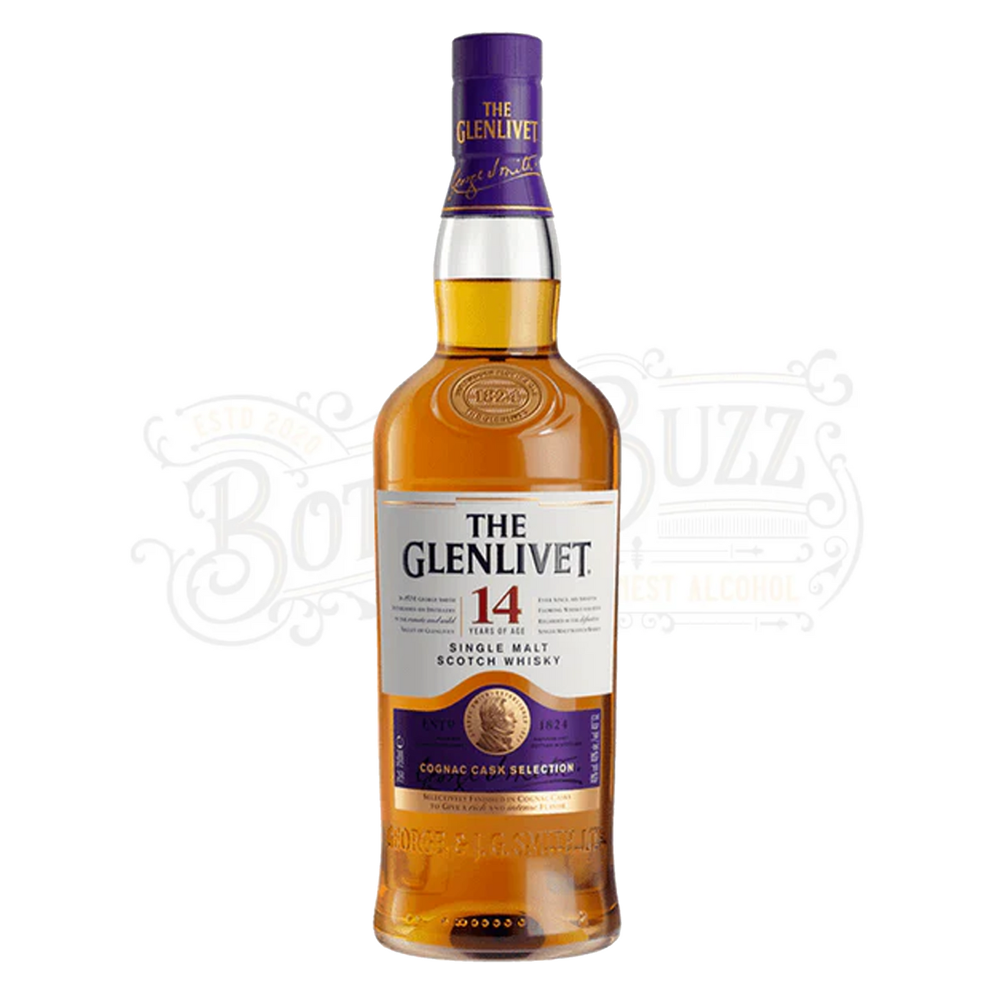 The Glenlivet Single Malt Scotch Cognac Cask Selection 14 Yr 375 ml