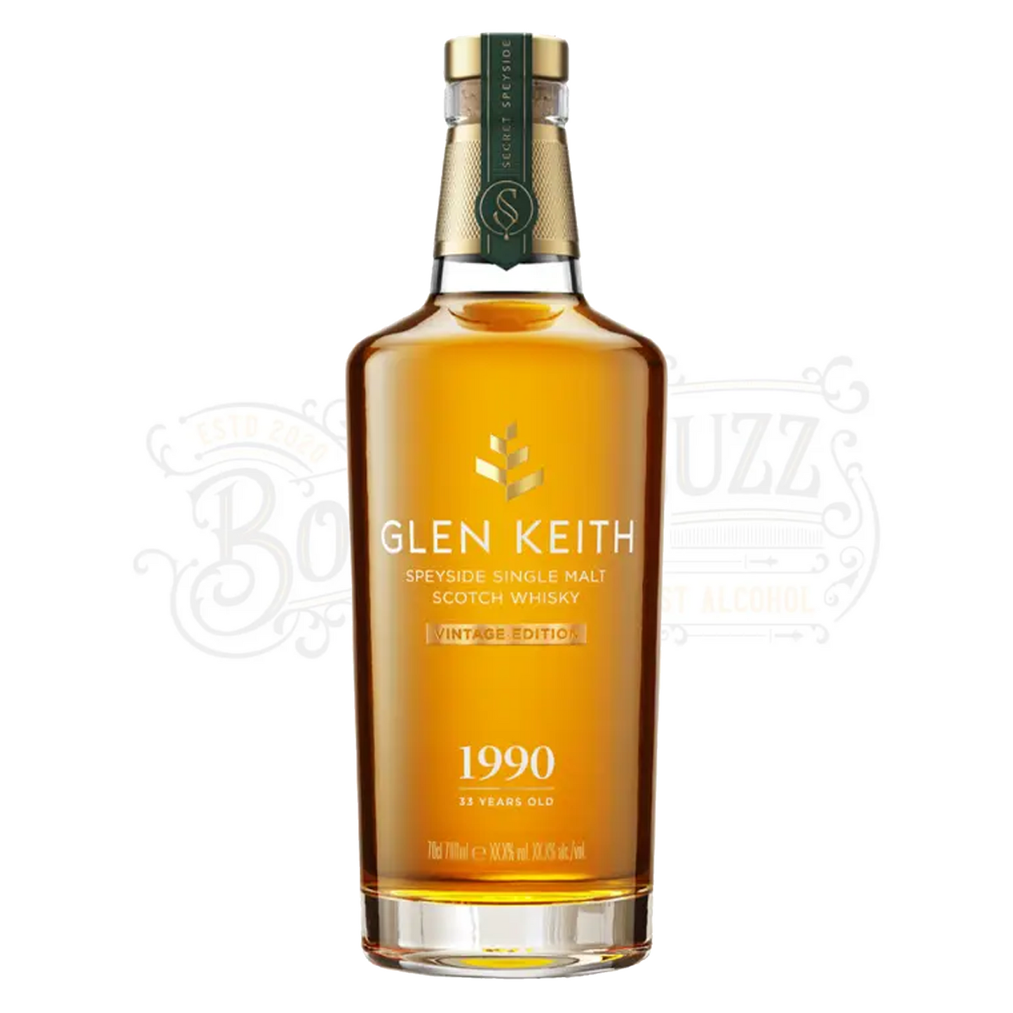 Glen Keith Single Malt Scotch Secret Speyside 33 Yr 700 ml