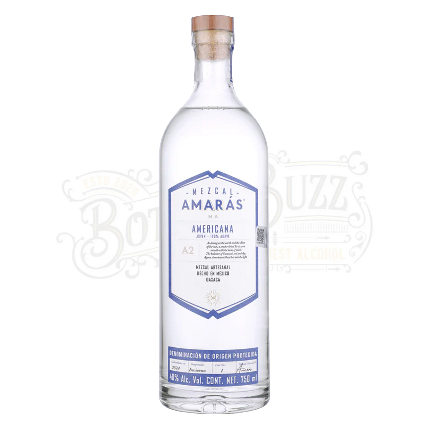 Amaras Mezcal Artesanal Ma Joven Americana A2