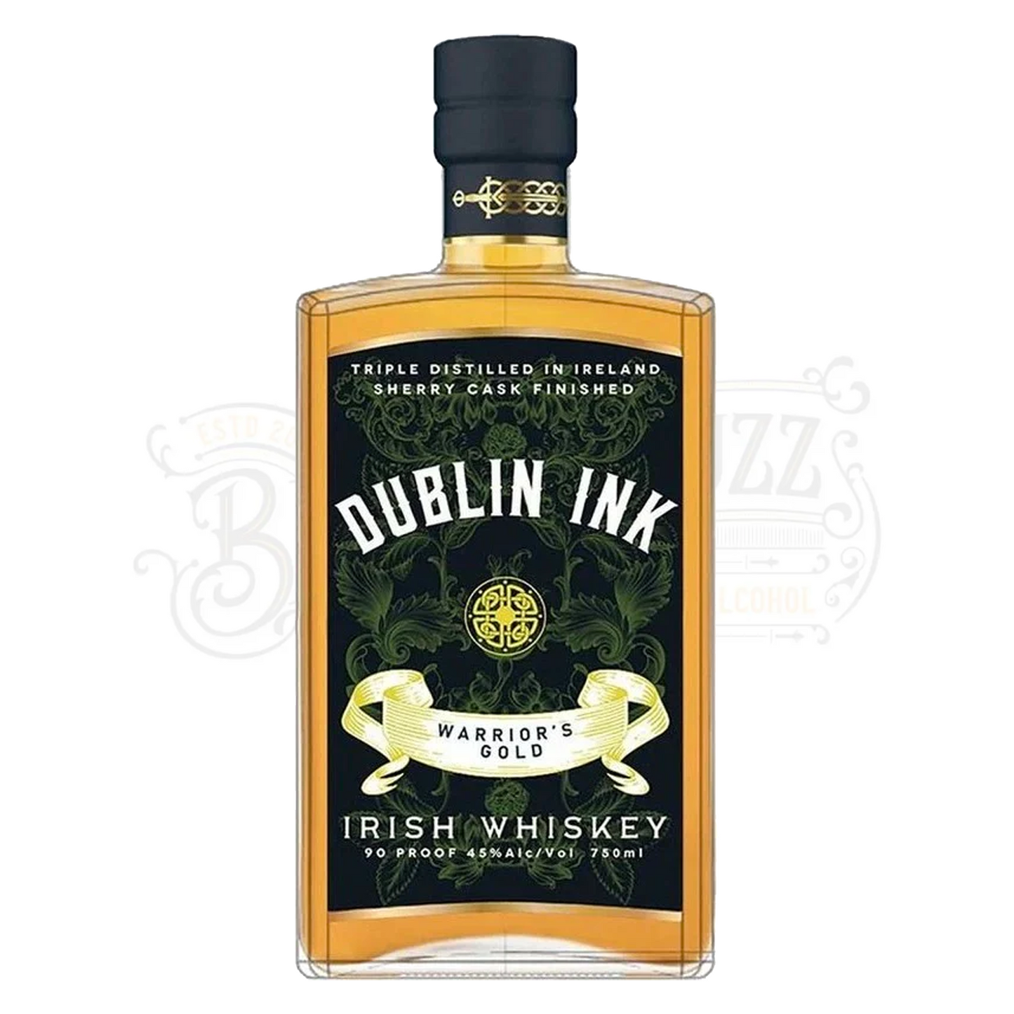 Dublin Ink Irish Whiskey Warrior's Gold Sherry Cask Finished