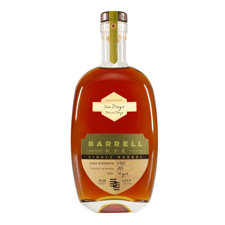 Barrell Craft Spirits Single Barrel Rye #V901 Selected By SDBB
