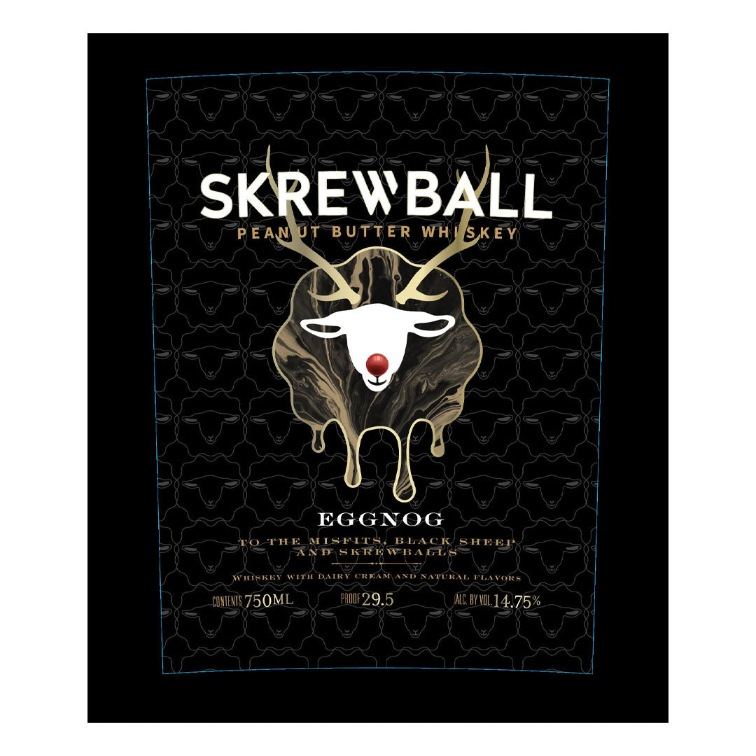 Skrewball Peanut Butter Whiskey Eggnog 750ml