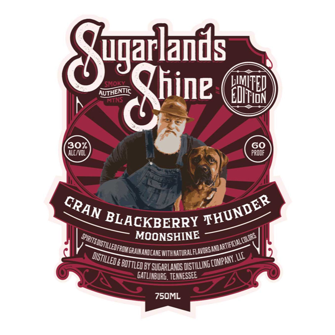 Sugar lands Shine Cran BlackBerry Thunder 750ml