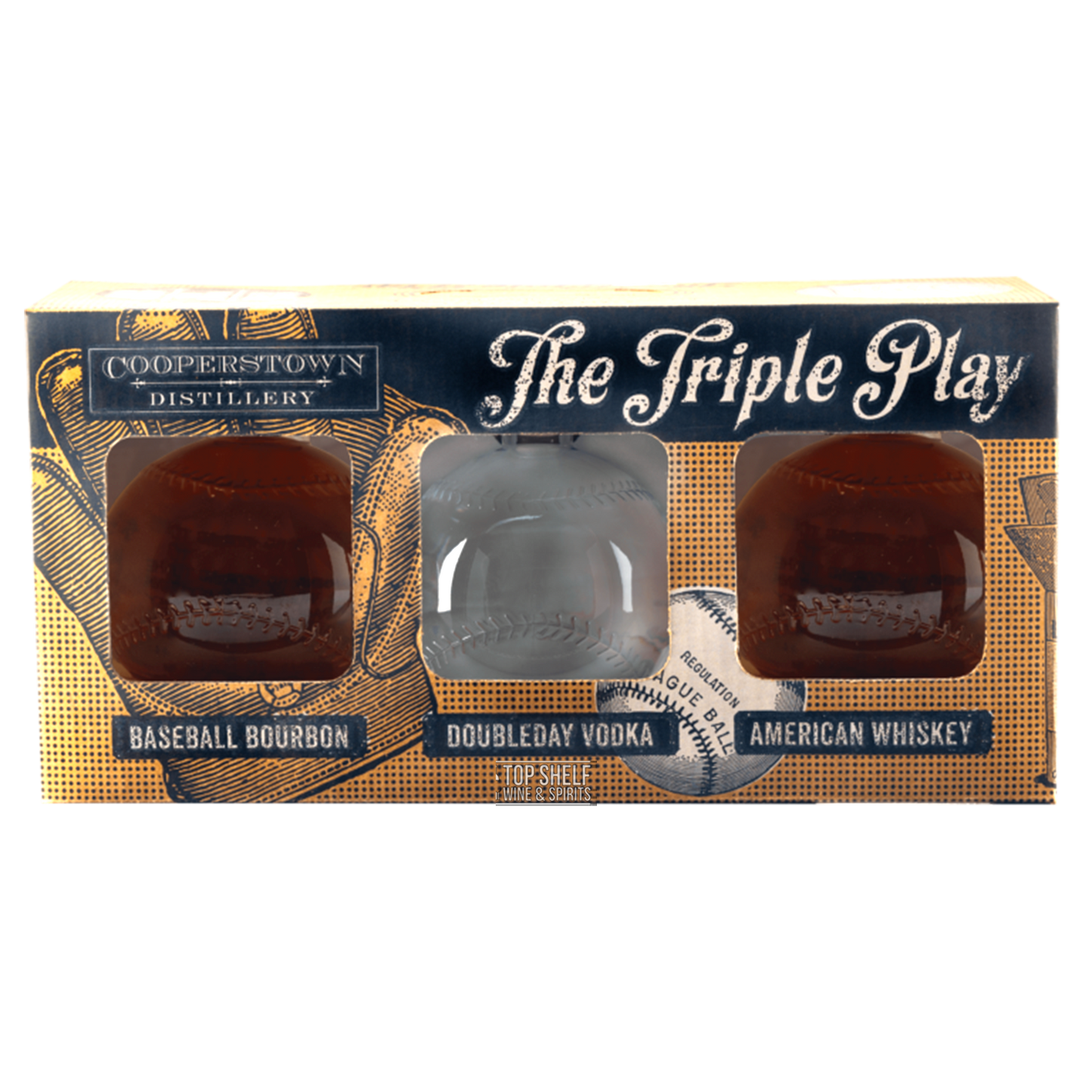 Cooperstown The Triple Play in Baseball Bottles (3 pack of 750mL)