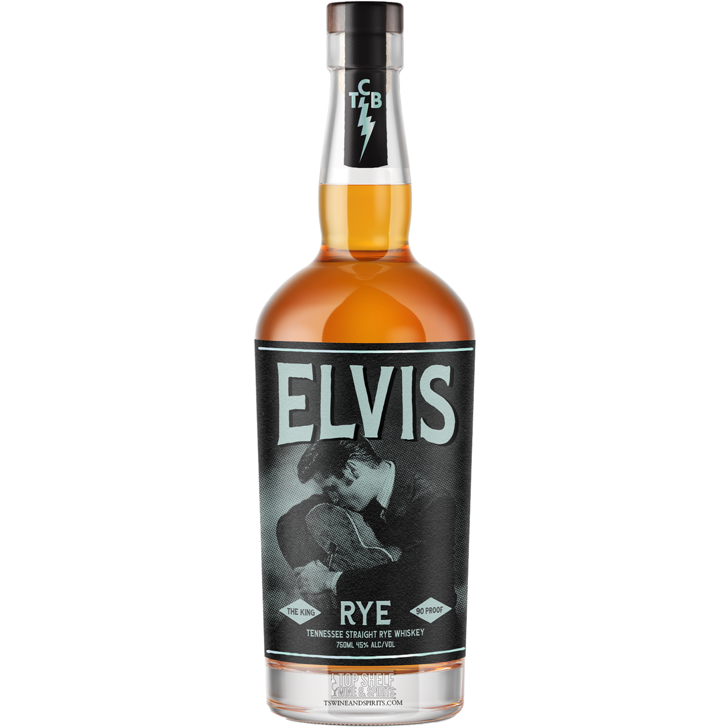 Elvis The King Straight Rye Tennessee Whiskey