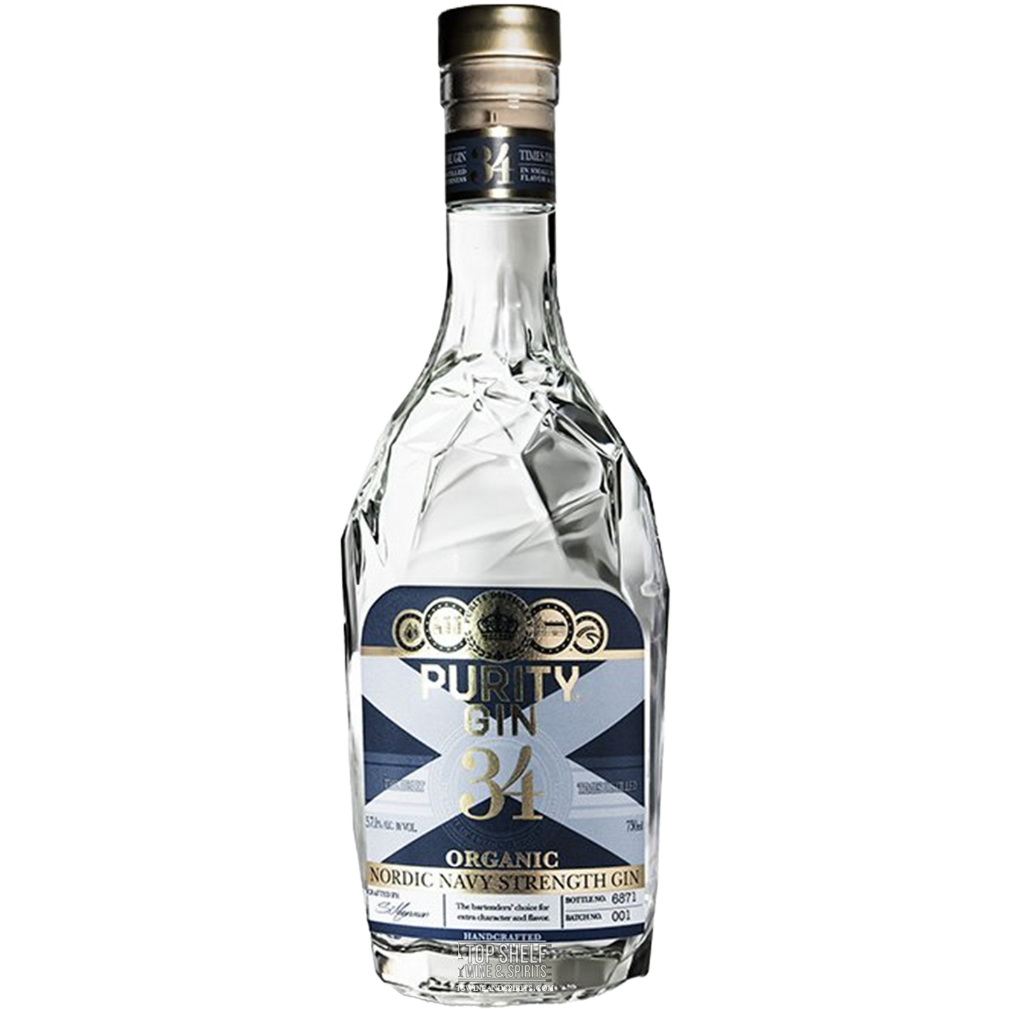 Purity 34 Organic Craft Navy Strength Gin