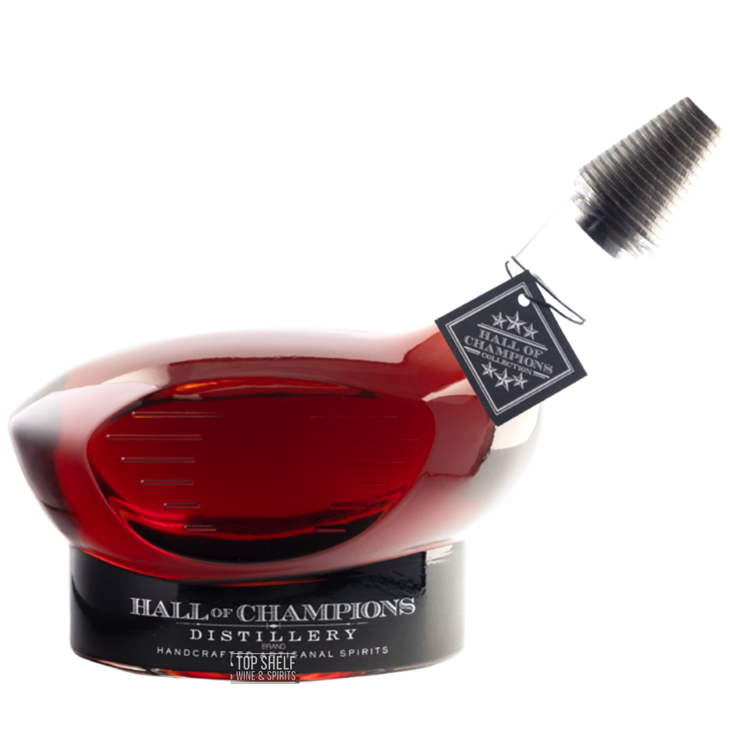 Cooperstown Distillery Hall of Champions American Single Malt Golf Decanter